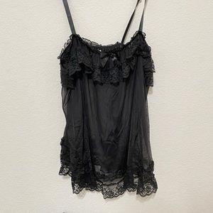 Victoria Secret VS Black Sheer Night Gown